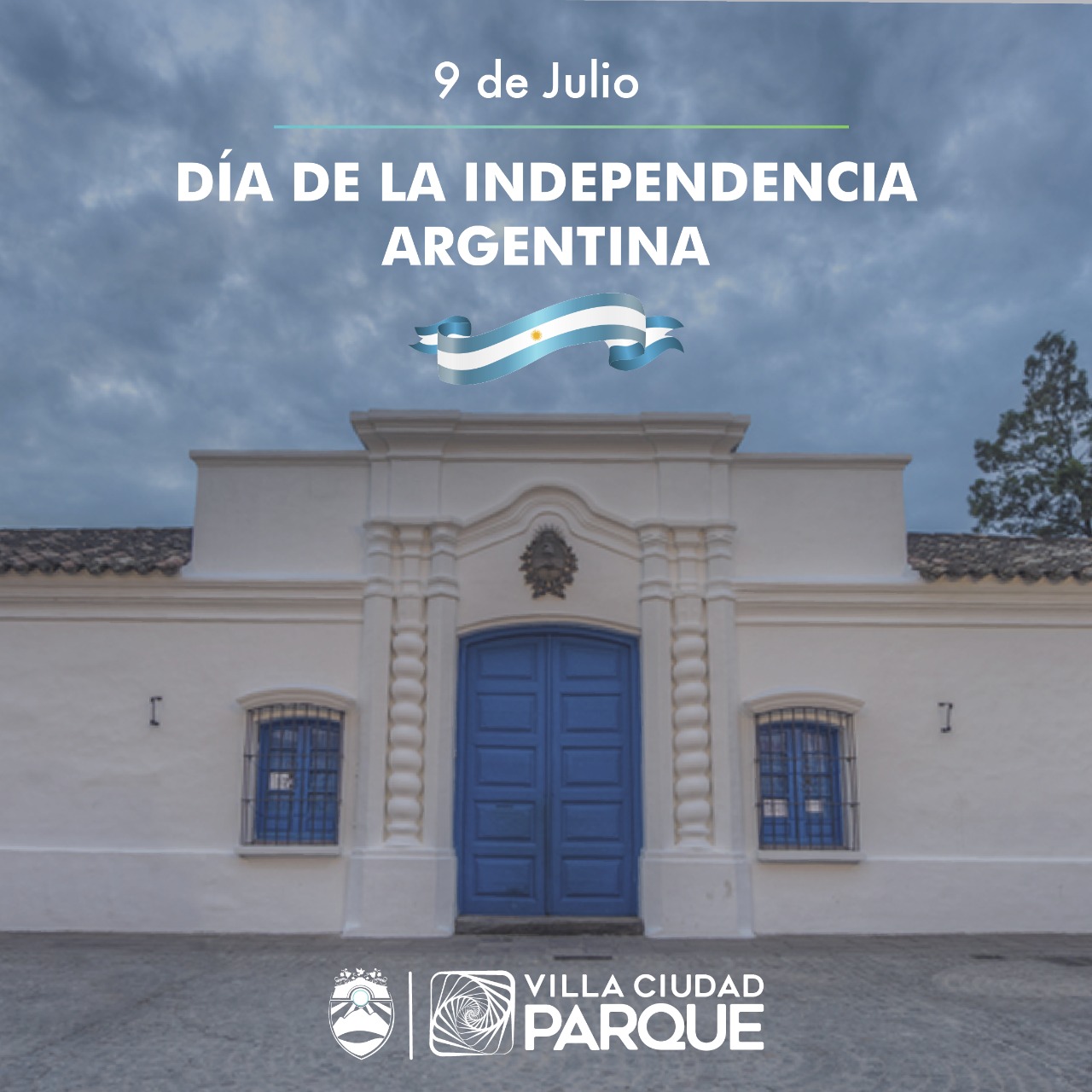 9 De Julio Dia De La Independencia Argentina Comuna Villa Ciudad Parque